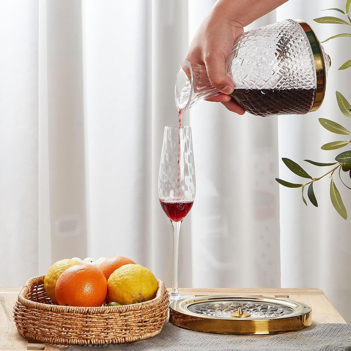 CrystalSpin Wine Decanter - Daily Casa Zen