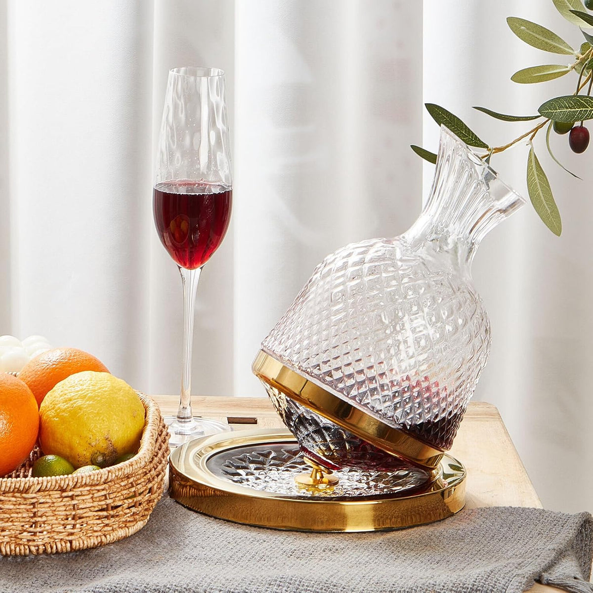 CrystalSpin Wine Decanter - Daily Casa Zen