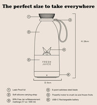 FreshBlend Portable Juice Blender - Daily Casa Zen