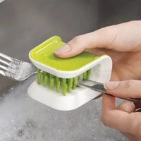 Precision U-Shaped Scrubber for Deep-Cleaning Knives and Cutlery with Ease - Daily Casa Zen