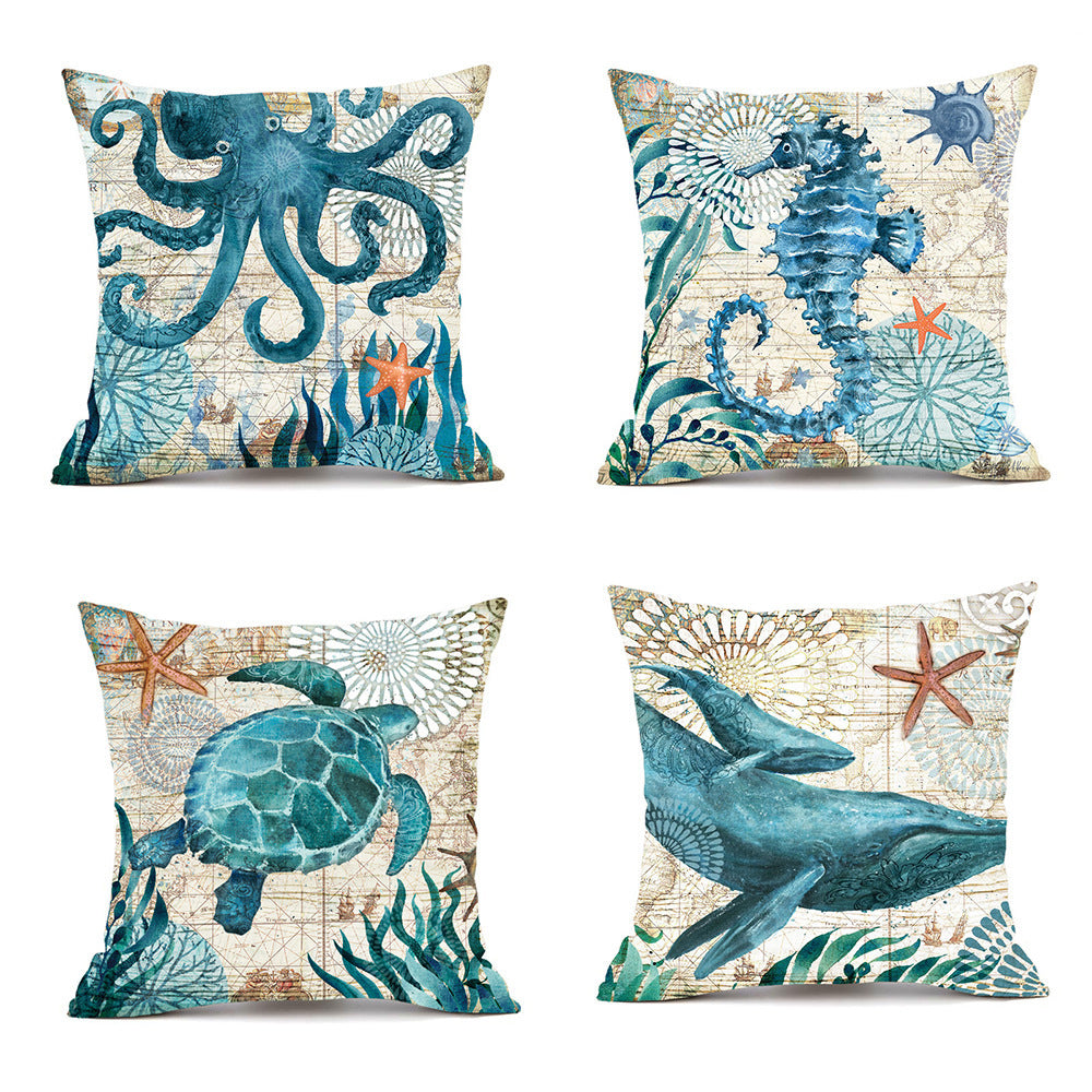 Vibrant Pillow Covers: Transform Your Home Decor with Ocean Charm - Daily Casa Zen